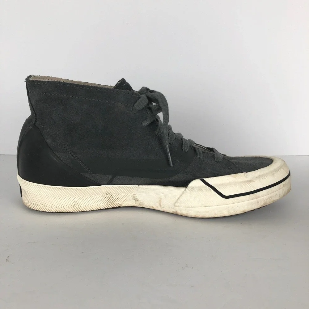 SOREL Caribou Mid Waterproof Suede Sneakers Men's Sz 9 42 Gray‎ NM4502-028 Shoes